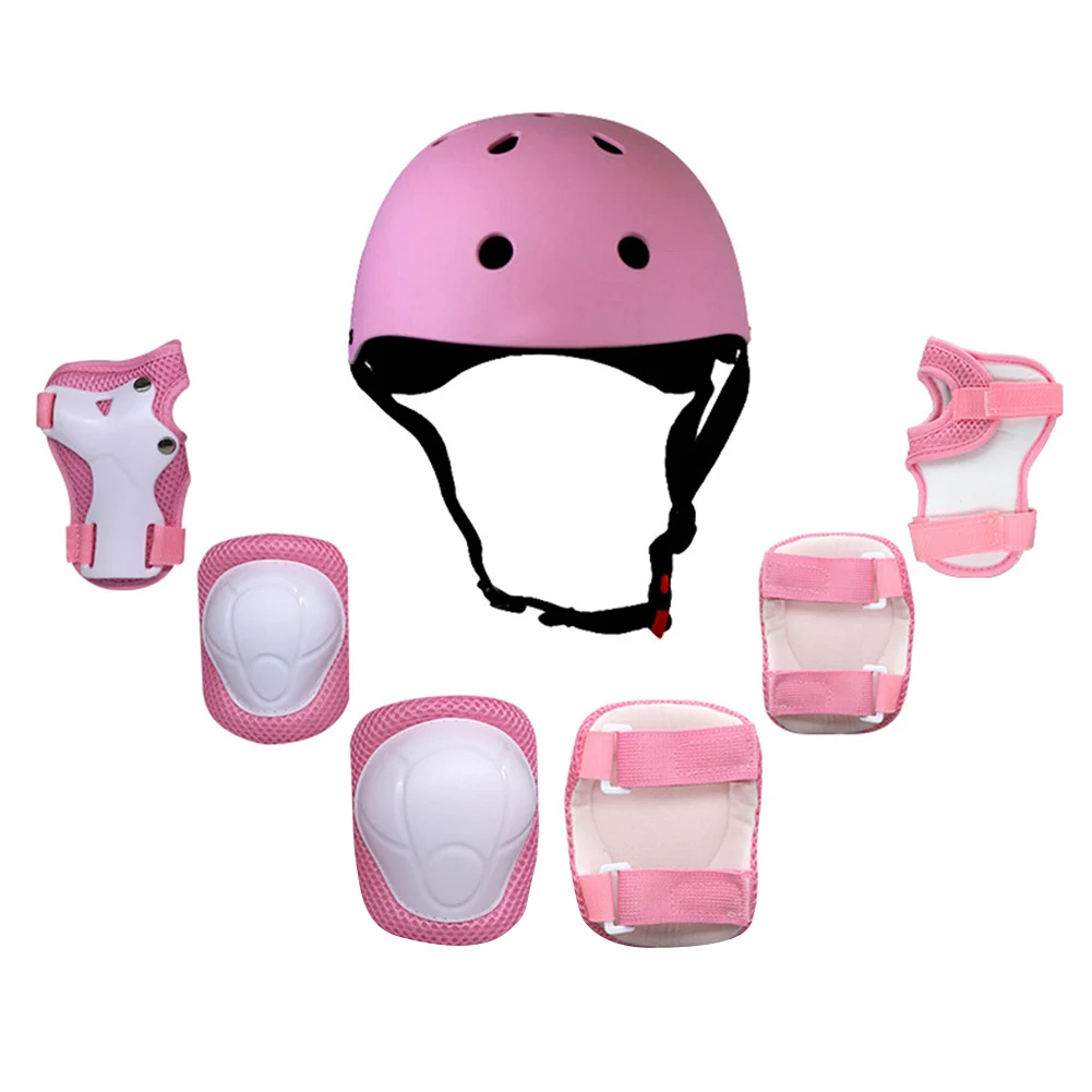 7Pcs/Set Kids Children Roller Skating Skateboard Cycling Bike Bicycle Helmet Knee Wrist Guard Elbow Pad Set Boys Girls New
7Pcs/Set Kids Children Roller Skating Skateboard Cycling Bike Bicycle Helmet Knee Wrist Guard Elbow Pad Set Boys Girls New