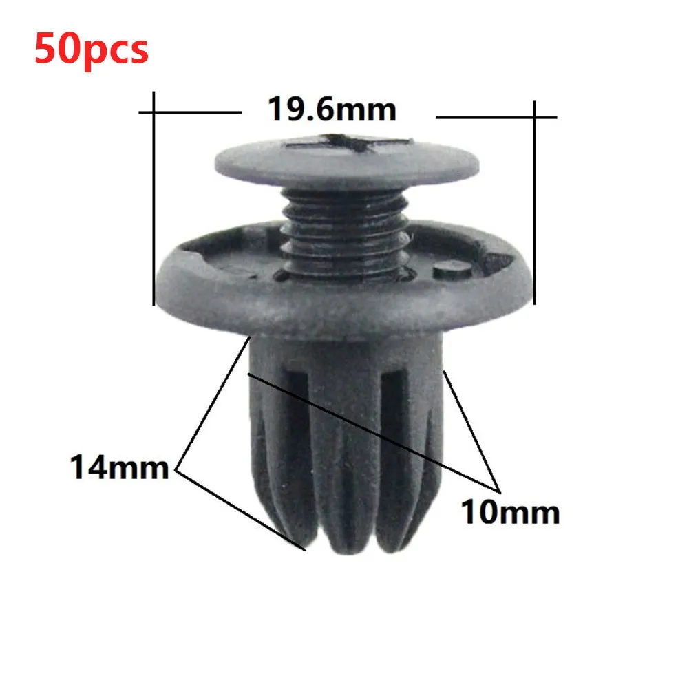 50pcs Bumper Engine Under Cover Push Type Retainer Clips For Honda 10mm Fenders Bumper Screw Rivet Fastener Clips
50pcs Bumper Engine Under Cover Push Type Retainer Clips For Honda 10mm Fenders Bumper Screw Rivet Fastener Clips