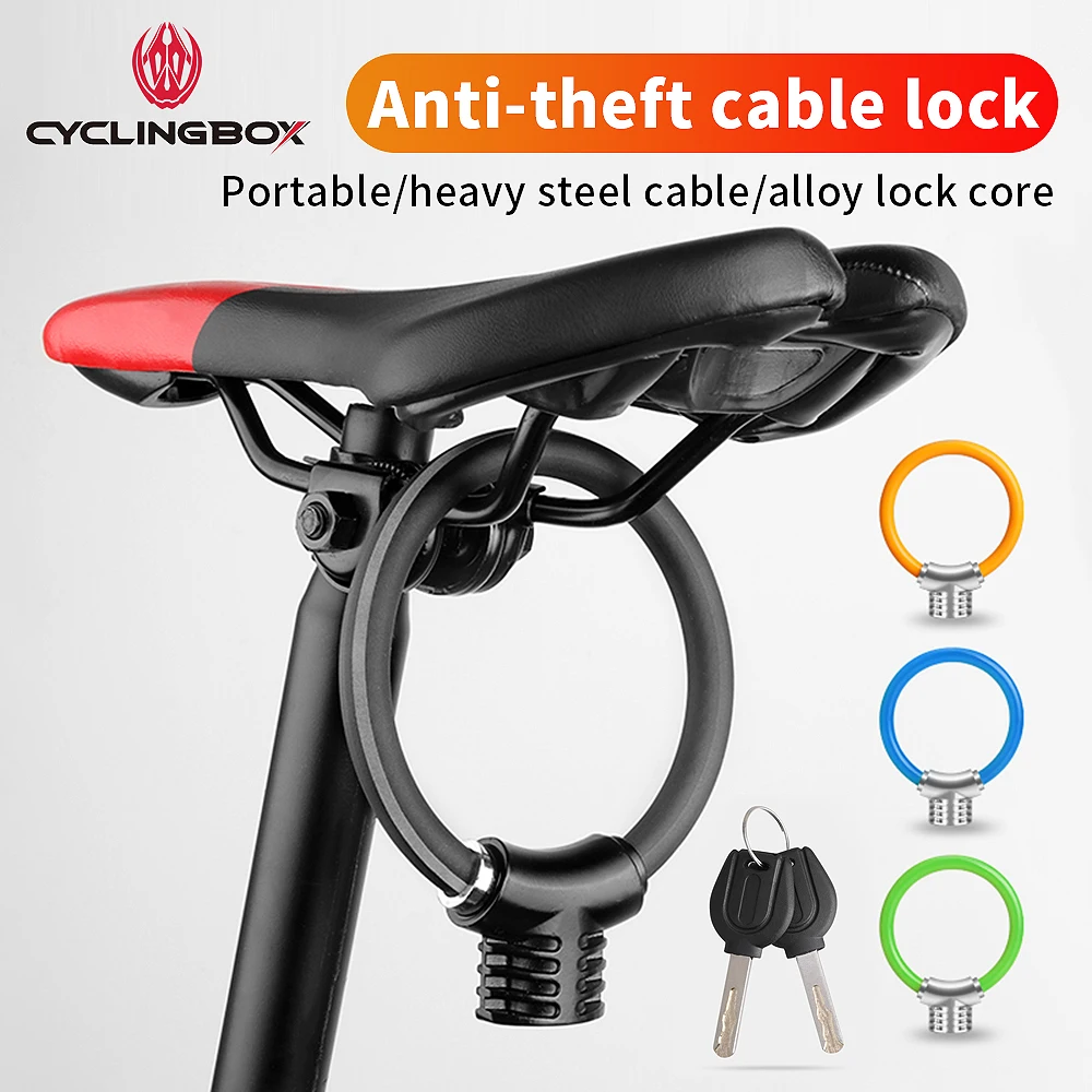 CyclingBOX Bicycle Lock Portable Bike Lock MTB Accessories Road Bicycle Sturdy Cable Steel Lock Security Equipment accessories
CyclingBOX Bicycle Lock Portable Bike Lock MTB Accessories Road Bicycle Sturdy Cable Steel Lock Security Equipment accessories