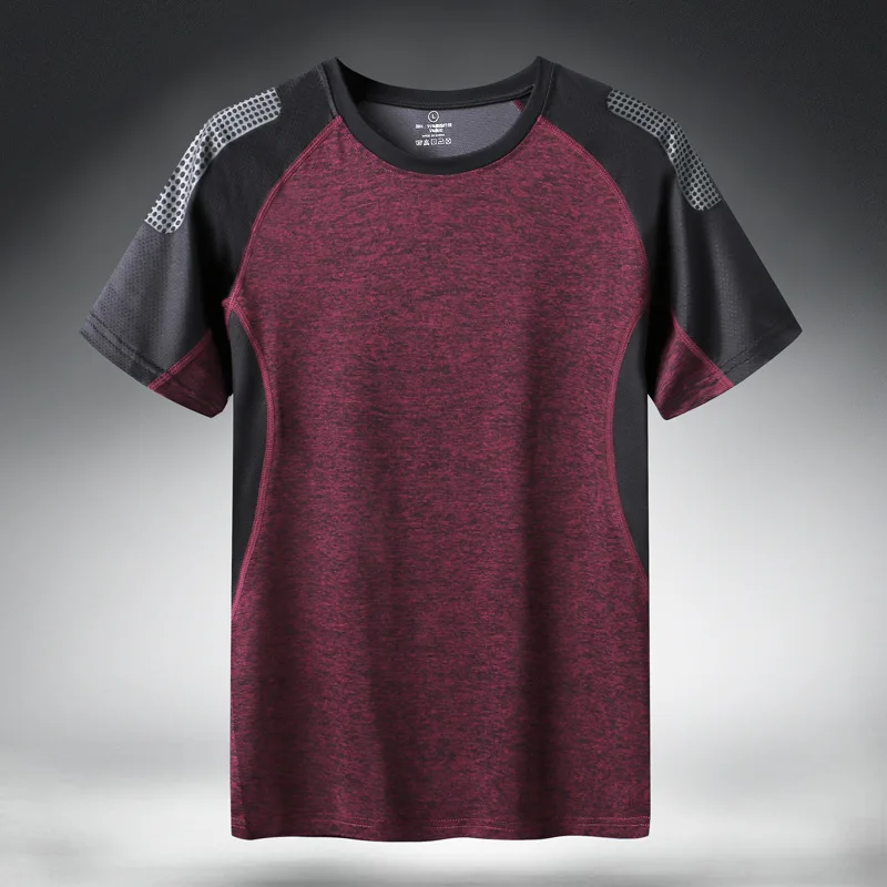 Couple Sports T-shirt Men's Summer New Quick-drying Fitness Running Short-sleeved Shirt Women's Elastic Round Neck Loose Tide T
Couple Sports T-shirt Men's Summer New Quick-drying Fitness Running Short-sleeved Shirt Women's Elastic Round Neck Loose Tide T