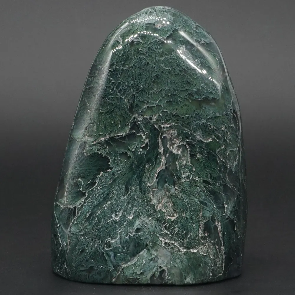 355g Natural Green Moss Agate Palm Stone Crystal Mineral Specimen Home Decor
355g Natural Green Moss Agate Palm Stone Crystal Mineral Specimen Home Decor