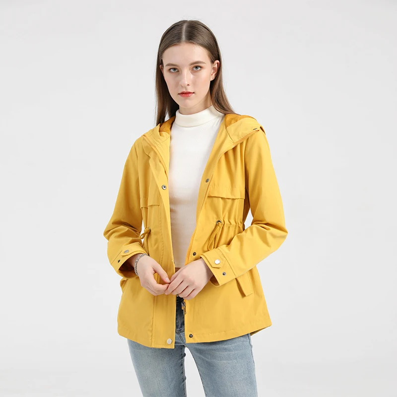 Women Autumn Winter Trench Coat Fashion Solid Long Sleeve Hooded Jacket Elegant Zipper Lace Up Waist Pocket Female Clothes
Women Autumn Winter Trench Coat Fashion Solid Long Sleeve Hooded Jacket Elegant Zipper Lace Up Waist Pocket Female Clothes