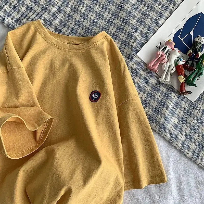 All-Match Short-Sleeved T-Shirt Women Loose Korean Students Half-Sleeved Summer New Top
All-Match Short-Sleeved T-Shirt Women Loose Korean Students Half-Sleeved Summer New Top