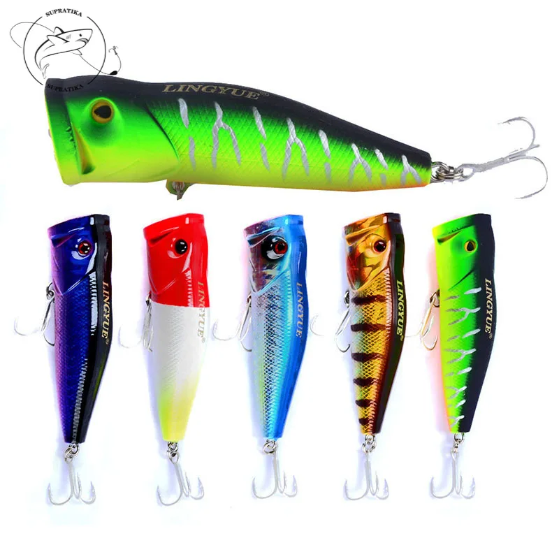 Bionic Popper 65mm/10.5g Freshwater Professional Fishing Lure Hard Bait 3D Eyes Anti-Corrosion High Quality Plastic Fishing Bait
Bionic Popper 65mm/10.5g Freshwater Professional Fishing Lure Hard Bait 3D Eyes Anti-Corrosion High Quality Plastic Fishing Bait