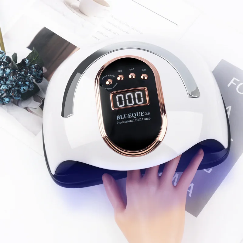 Intelligence BLUEQUE V8 LED UV Lamp Auto Nail Lamp Upgrade Phototherapy Nail Gel Dryer Lamp Professional Manicure Lamp
Intelligence BLUEQUE V8 LED UV Lamp Auto Nail Lamp Upgrade Phototherapy Nail Gel Dryer Lamp Professional Manicure Lamp