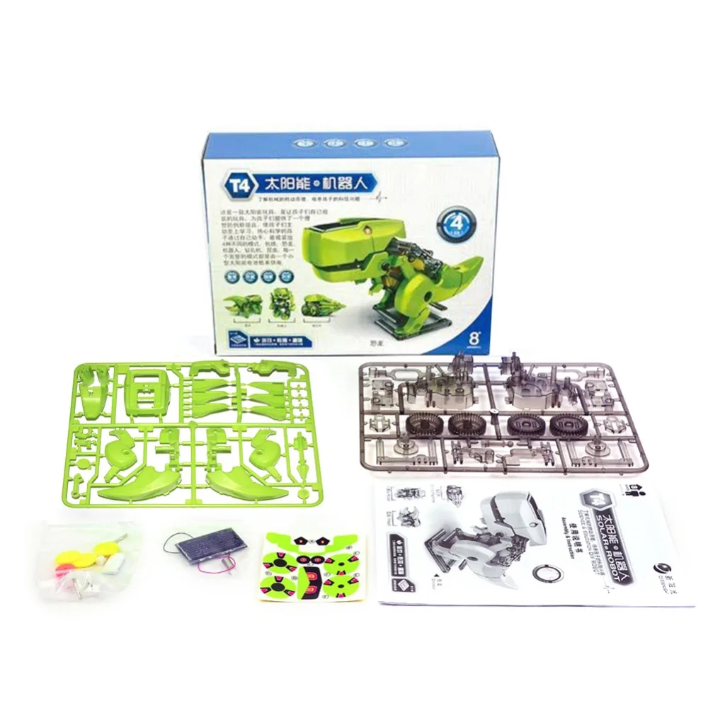 4 In 1 Solar toys educational solar kit ransformation Jurassic World Dinosaur Insect Driller Robot DIY toys for children
4 In 1 Solar toys educational solar kit ransformation Jurassic World Dinosaur Insect Driller Robot DIY toys for children