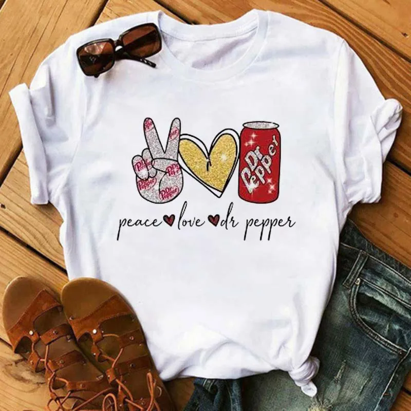 Leopard Peace Love Coffee Streetwear Casual O-neck T-shirt Summer Female Tee Shirts Maycaur Fashion T Shirt Woman Tops Tshirt
Leopard Peace Love Coffee Streetwear Casual O-neck T-shirt Summer Female Tee Shirts Maycaur Fashion T Shirt Woman Tops Tshirt