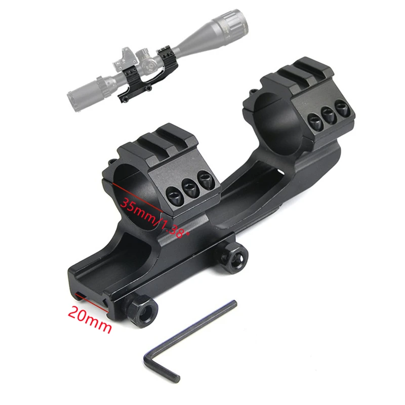 Riser Cantilever Scope Mounts 35mm 34mm Ring Diameter Picatinney Weaver Rail 4 Slots Dovetail 20mm for Gun Riflescope Flashlight
Riser Cantilever Scope Mounts 35mm 34mm Ring Diameter Picatinney Weaver Rail 4 Slots Dovetail 20mm for Gun Riflescope Flashlight