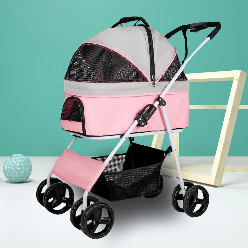 Hot Sale Cheap Lightweight Multifunction Fully Enclosed Pets Dogs Strollers Cats Foldable 4 Wheeler Trolley For Wholesale Gear
Hot Sale Cheap Lightweight Multifunction Fully Enclosed Pets Dogs Strollers Cats Foldable 4 Wheeler Trolley For Wholesale Gear