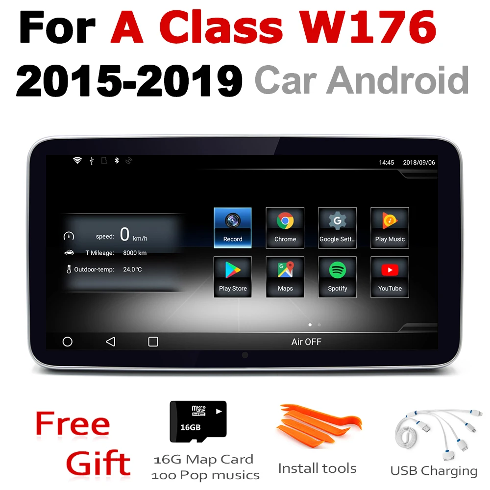 Автомобильная аудиосистема Android 7 0 up GPS навигация для Mercedes Benz A Class W176 2015 ~ 2019 NTG WiFi 3G