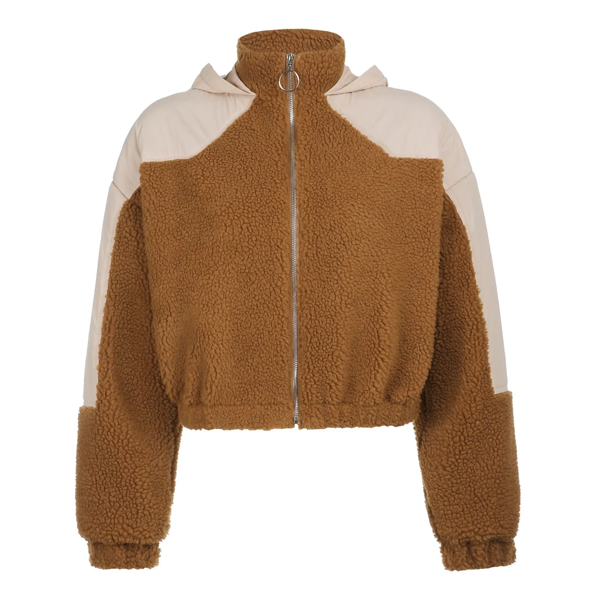 Women Fleece Sweatshirts Hooded Autumn Winter Ladies Pullovers Chic Warm Patchwork Pocket Hooded Jacket
Women Fleece Sweatshirts Hooded Autumn Winter Ladies Pullovers Chic Warm Patchwork Pocket Hooded Jacket