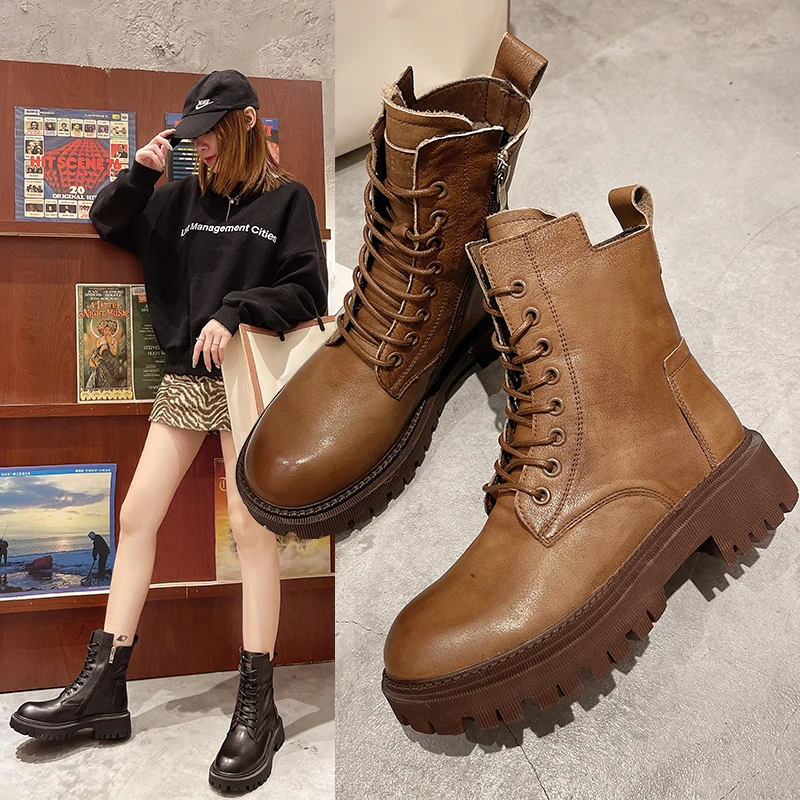 Boots Women's British Short Boots 2021 New Spring And Autumn With Flat Heel And Thick Soles Leisure And Comfortable Fashi
Boots Women's British Short Boots 2021 New Spring And Autumn With Flat Heel And Thick Soles Leisure And Comfortable Fashi