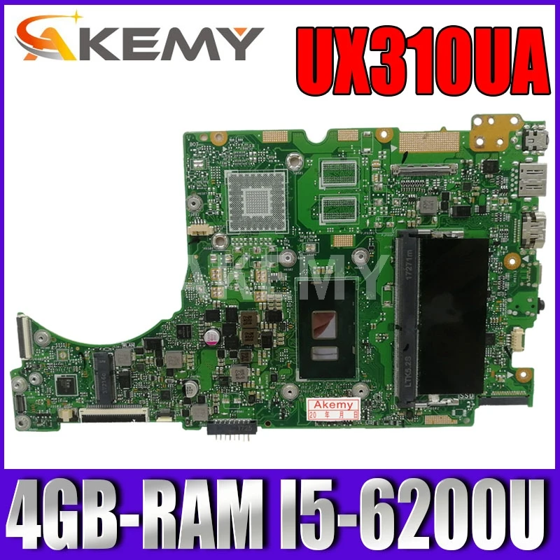 UX310UA Laptop motherboard for ASUS UX310UQK UX310UQ UX410UQ UX410UQK UX310UV original mainboard 4GB-RAM I5-6200U
UX310UA Laptop motherboard for ASUS UX310UQK UX310UQ UX410UQ UX410UQK UX310UV original mainboard 4GB-RAM I5-6200U