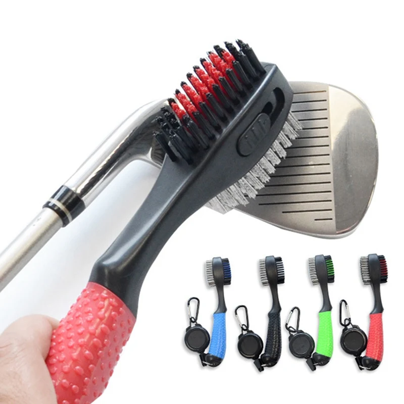 Random Color Golf Groove Cleaning Brush Useful Cleaner Kit 2 Sided Golf Putter Wedge Ball Clean Tools Brushes Retractable
Random Color Golf Groove Cleaning Brush Useful Cleaner Kit 2 Sided Golf Putter Wedge Ball Clean Tools Brushes Retractable