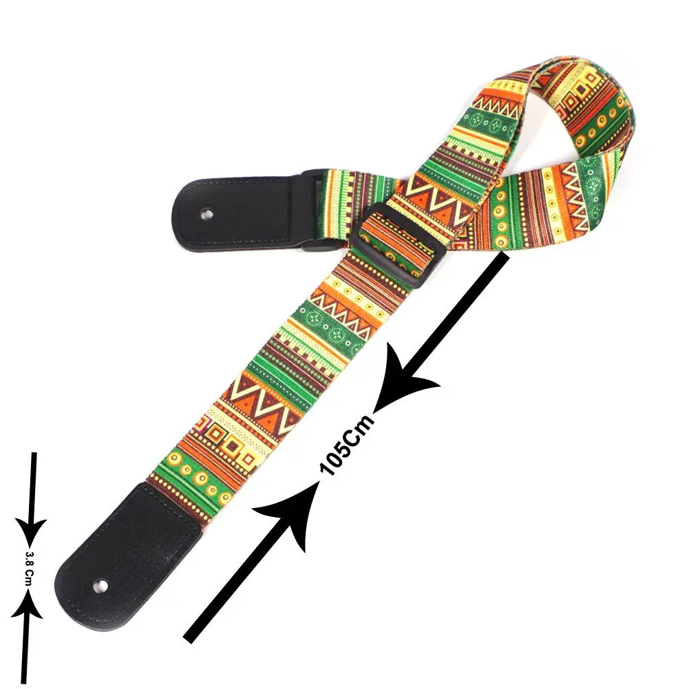 National Style Printing Folk Guitar Straps Thickened Electric Guitar Bass Ukulele Straps
National Style Printing Folk Guitar Straps Thickened Electric Guitar Bass Ukulele Straps
