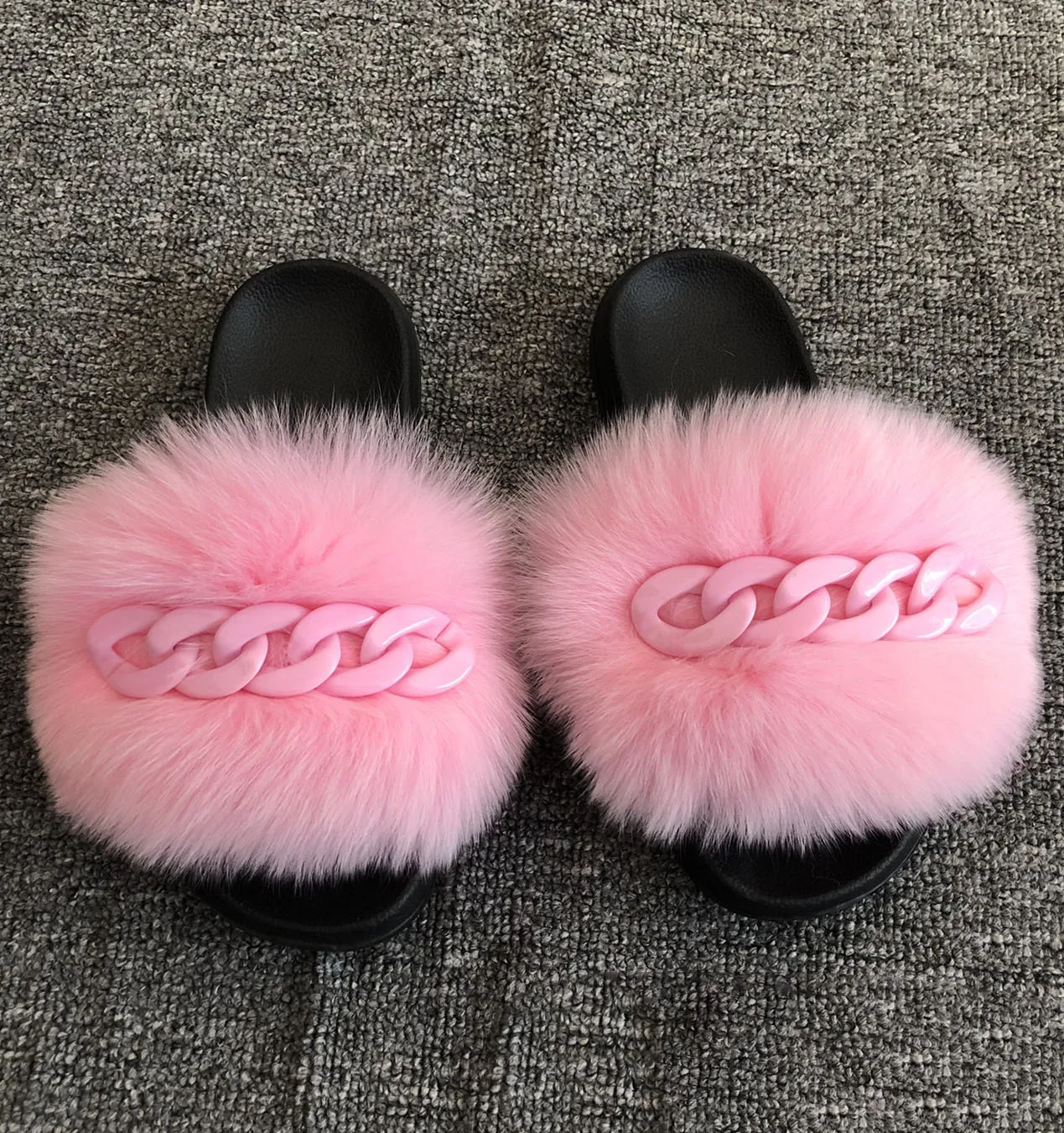 New Women'S Plush Slippers In 2021 Real Soft Fox Hair Sandals Beautiful Decoratioons Flat Bottom Casual Slippers
New Women'S Plush Slippers In 2021 Real Soft Fox Hair Sandals Beautiful Decoratioons Flat Bottom Casual Slippers