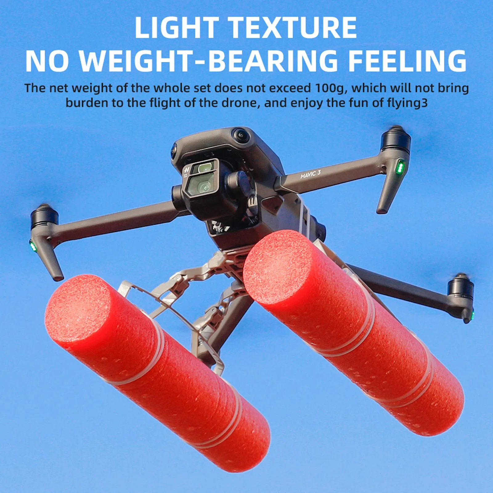 Tripod Foldable Landing Gear Buoyancy Rod Floating Foot Protector for DJI Mavic 3 Drone horse UAV
Tripod Foldable Landing Gear Buoyancy Rod Floating Foot Protector for DJI Mavic 3 Drone horse UAV