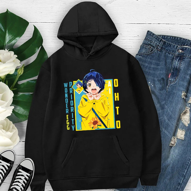 Wonder Egg Priority Print Oversized Hoodie Women Men Spring Autumn Hooded Blouse Harajuku Jackets Anime Sweatshirts Ropa Mujer
Wonder Egg Priority Print Oversized Hoodie Women Men Spring Autumn Hooded Blouse Harajuku Jackets Anime Sweatshirts Ropa Mujer