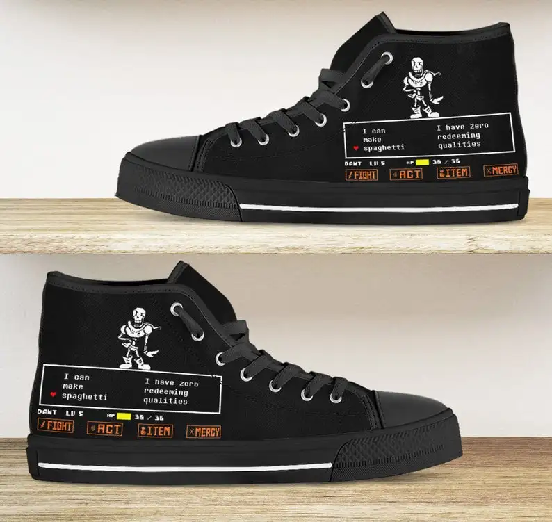 Undertale shoes. Undertale Papyrus high tops, Mens Womens Designer Leisure Sneakers Men Casual Canvas Shoes Off White
Undertale shoes. Undertale Papyrus high tops, Mens Womens Designer Leisure Sneakers Men Casual Canvas Shoes Off White