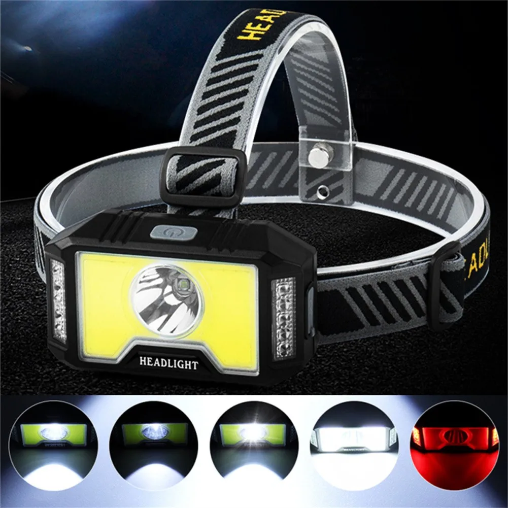 Super Bright LED+COB Running Fishing Lights Adjustable Head-Mounted Powerful Headlight Headlamp 5 Modes Flashlight Head Torch
Super Bright LED+COB Running Fishing Lights Adjustable Head-Mounted Powerful Headlight Headlamp 5 Modes Flashlight Head Torch