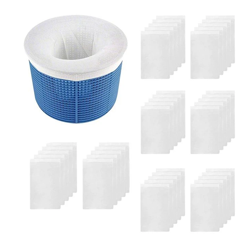 

Pool Skimmer Socks,40 Pcs Pool Filter Basket Socks for Pumps, Filters,Skimmers, for In-Ground and Above Ground Pools