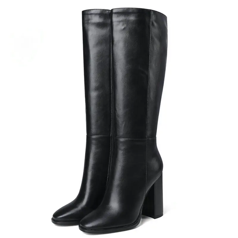 Women Block Heel Knee High Boots Woman square Toe High Heels Western Long Boots Winter Boots size 41 42 43
Women Block Heel Knee High Boots Woman square Toe High Heels Western Long Boots Winter Boots size 41 42 43