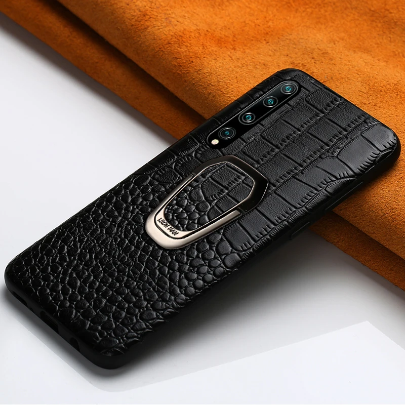 Магнитный чехол из натуральной кожи с подставкой для xiaomi mi 10 10pro 9 9SE 9T 8 8lite 8SE 8pro Redmi