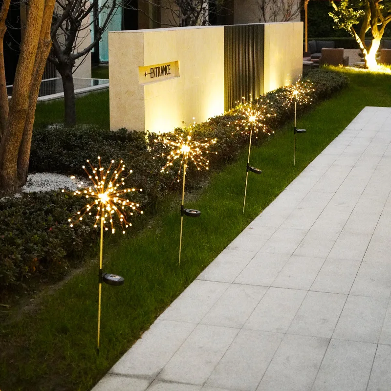 90/150LED Solar Light Outdoor Grass Globe Dandelion Waterproof Flash String Lights Lawn Firework Lamp Garden Holiday Light
90/150LED Solar Light Outdoor Grass Globe Dandelion Waterproof Flash String Lights Lawn Firework Lamp Garden Holiday Light