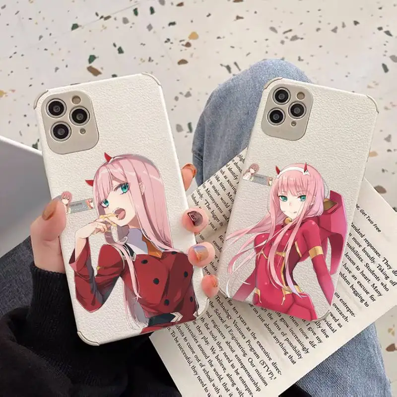 Zero Two Darling in the FranXX Phone Case Lambskin Leather For iphone 12 11 8 7 6 XR X XS PLUS MINI PLUS PRO MAX Shockproof
Zero Two Darling in the FranXX Phone Case Lambskin Leather For iphone 12 11 8 7 6 XR X XS PLUS MINI PLUS PRO MAX Shockproof