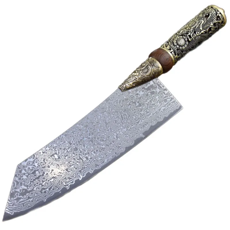 8.5 Inch Damascus Knife 67 Layers Damascus VG10 Steel Slicing Kiritsuke Cleaver Handmade Longquan Kitchen Knife Cooking Tools
8.5 Inch Damascus Knife 67 Layers Damascus VG10 Steel Slicing Kiritsuke Cleaver Handmade Longquan Kitchen Knife Cooking Tools