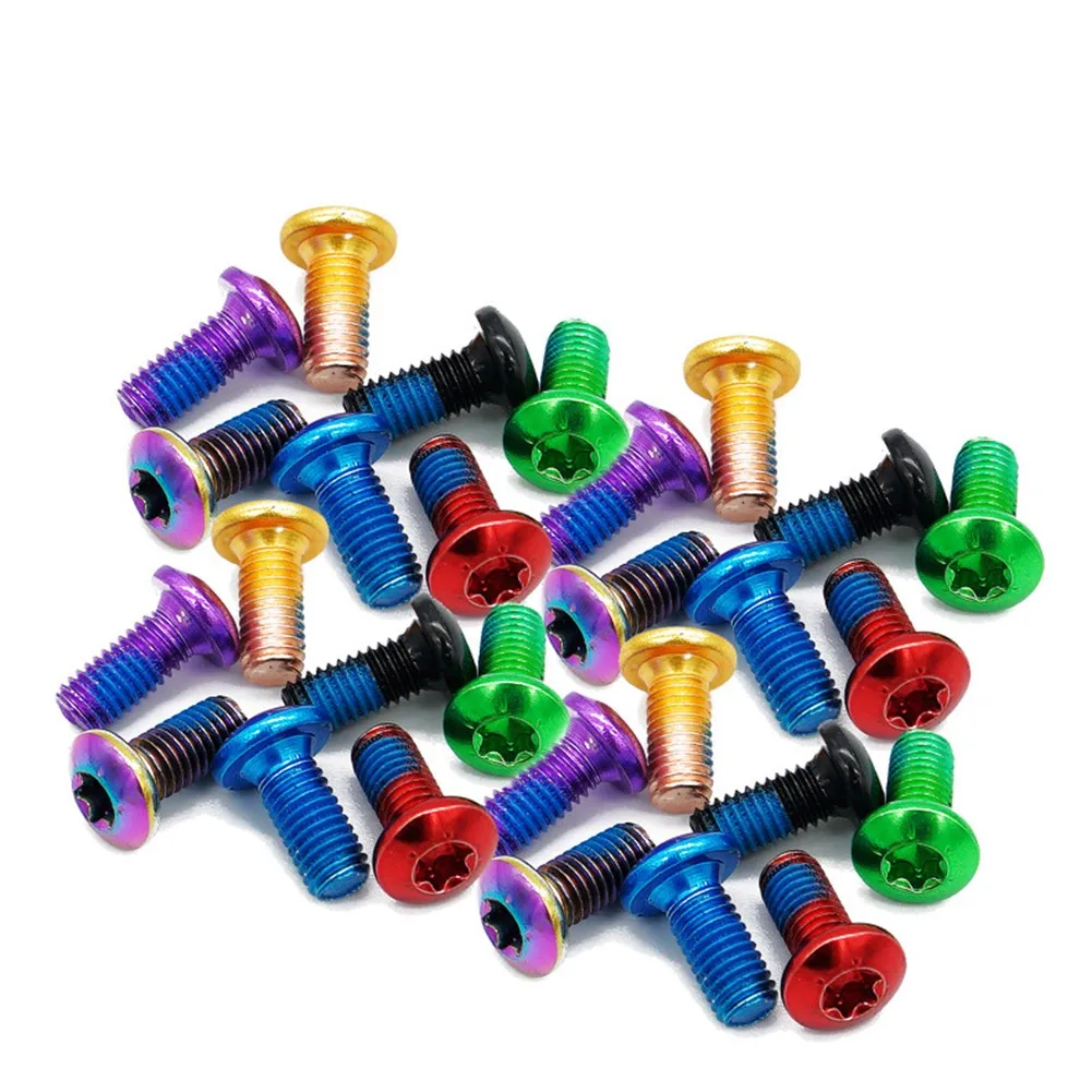 12pcs MTB Bike Bicycle Disc Brake Rotor Torx T25 Screw M5x10mm Bolts Avid-Shimano Stainless Steel Screws Bicycle Accessories
12pcs MTB Bike Bicycle Disc Brake Rotor Torx T25 Screw M5x10mm Bolts Avid-Shimano Stainless Steel Screws Bicycle Accessories