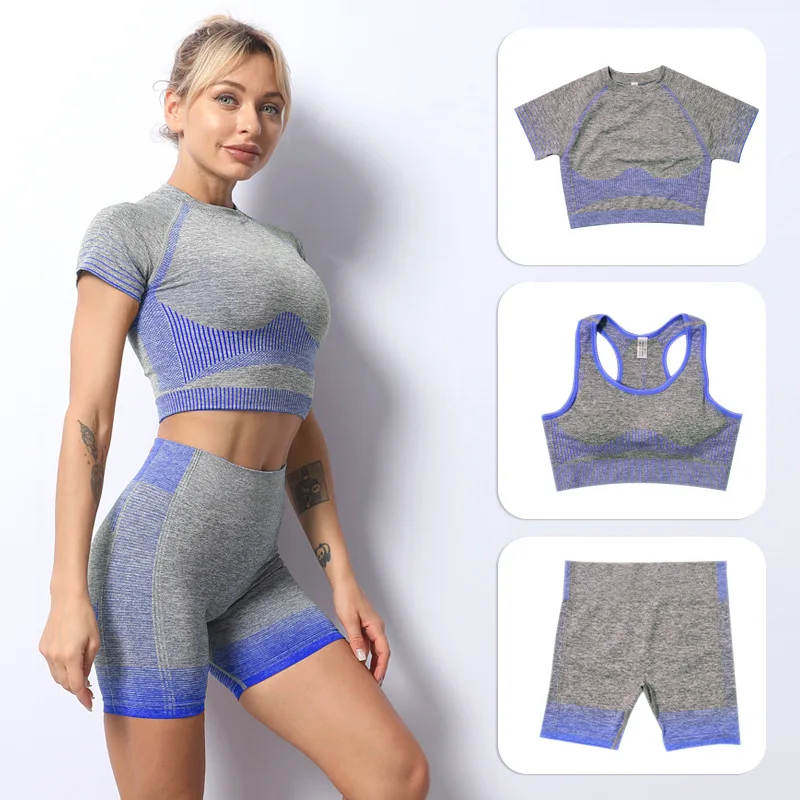 2/3PCS Sports set seamless Workout Clothes fitness sets Sportswear Yoga suits Athletic bra panty high waist shorts sets outfit
2/3PCS Sports set seamless Workout Clothes fitness sets Sportswear Yoga suits Athletic bra panty high waist shorts sets outfit