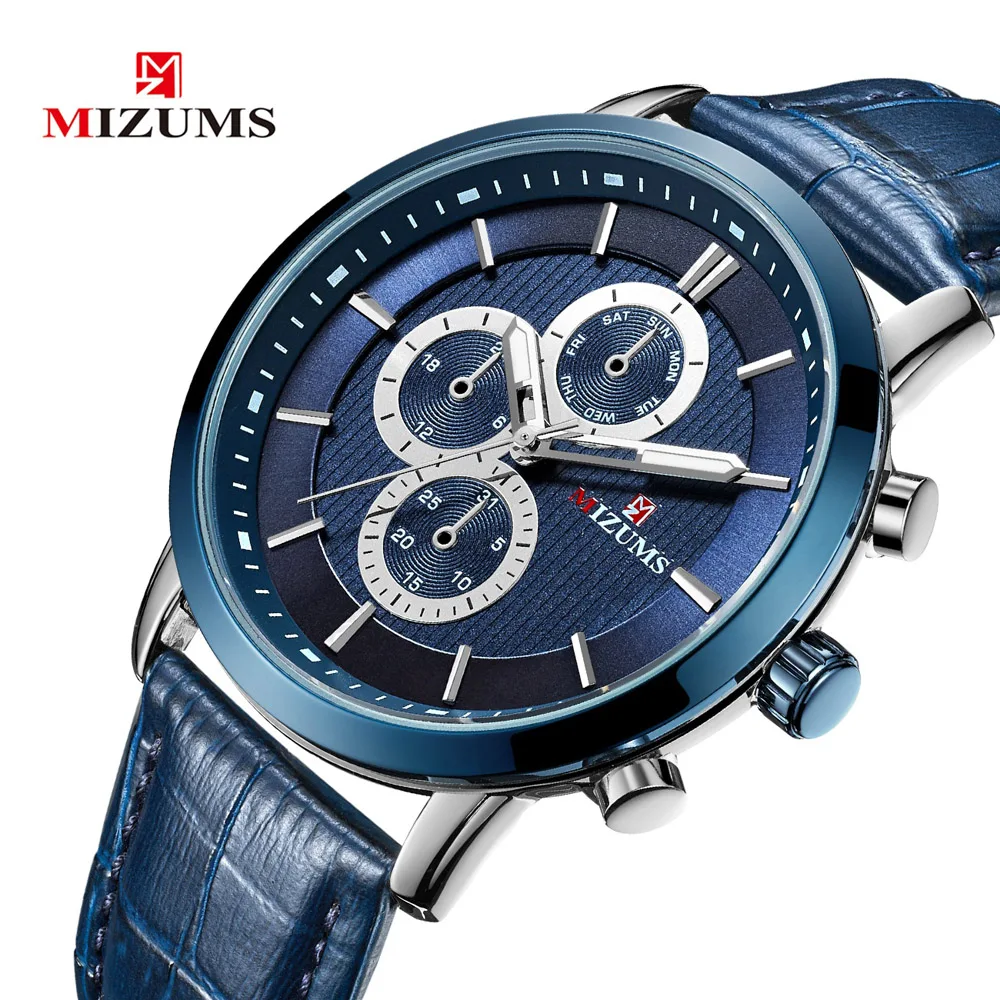 Мужские кварцевые часы с кожаным ремешком, водонепроницаемые
Мужские кварцевые часы с кожаным ремешком, водонепроницаемые