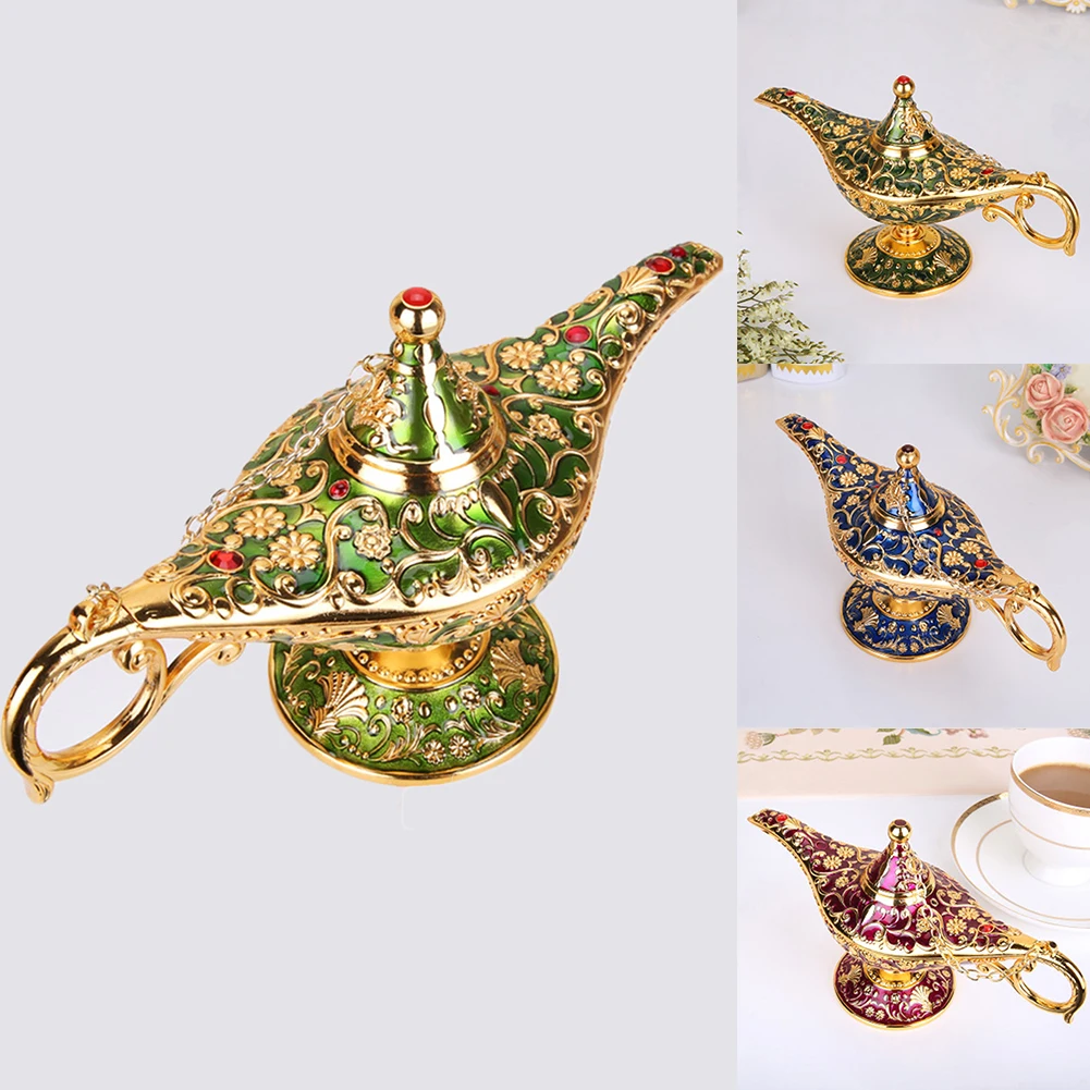 Gift Aladdin lamp Wishing Aladdin Lamp Wishing lamp European Style Exquisite Crafts
Gift Aladdin lamp Wishing Aladdin Lamp Wishing lamp European Style Exquisite Crafts