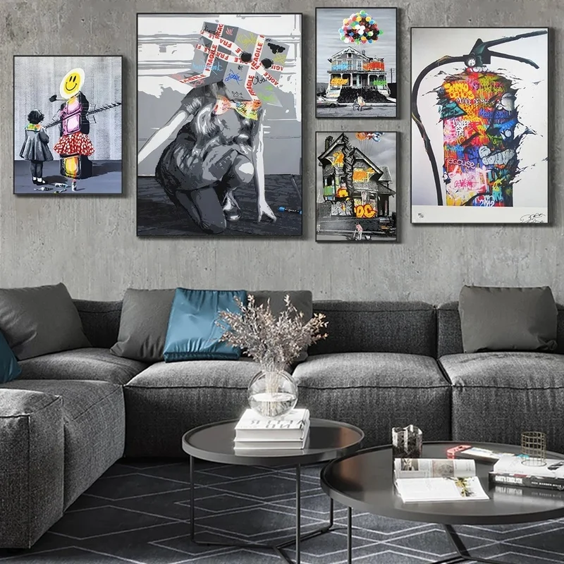 Banksy Art Canvas Print Painting Street Graffiti Poster and Prints Abstract Wall Art Picture for Living Room Home Decor Mural
Banksy Art Canvas Print Painting Street Graffiti Poster and Prints Abstract Wall Art Picture for Living Room Home Decor Mural