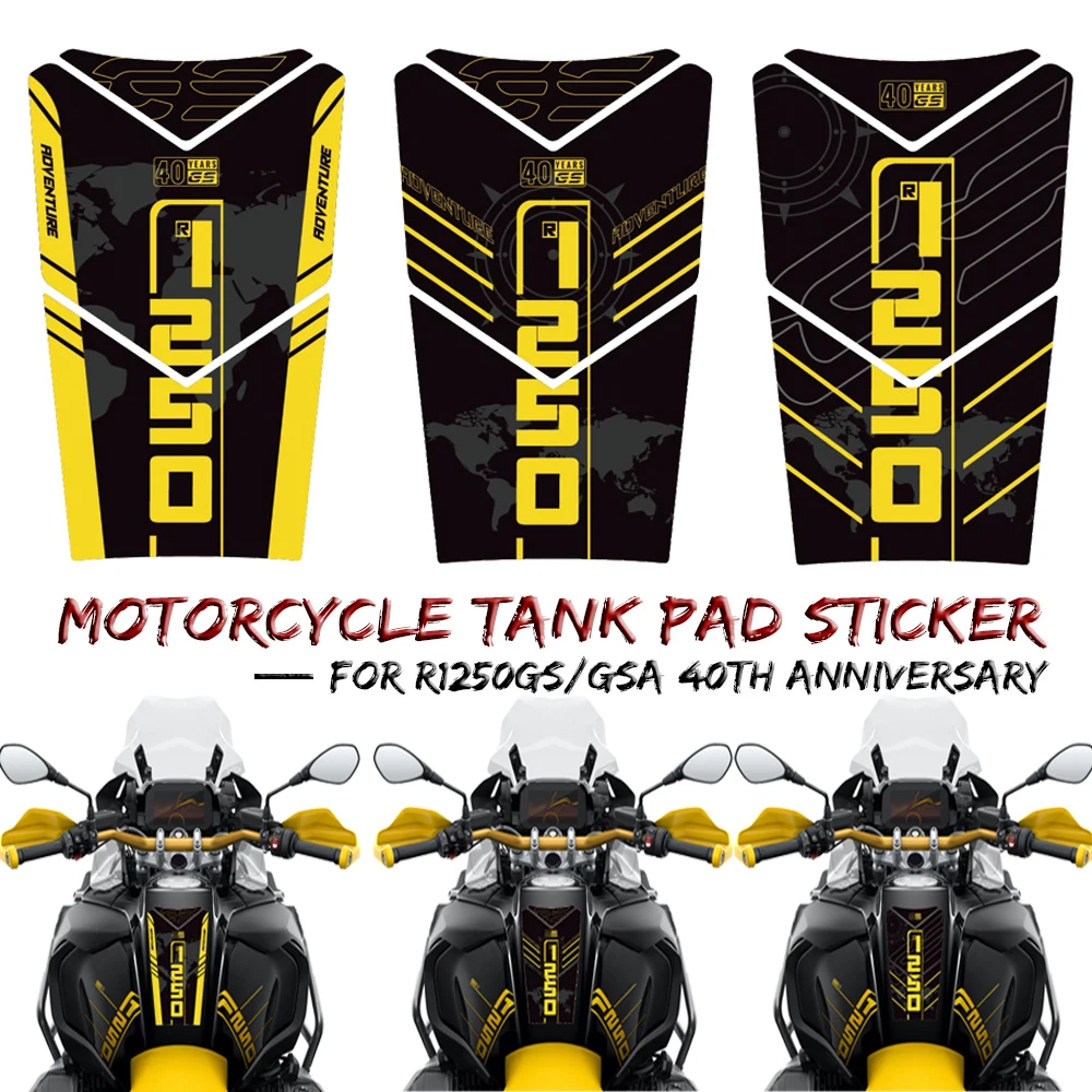 40th Years Tank Pad Stickers For BMW R1250GS ADV R 1250 GS R1250 Adventure 2018-2021 Motorcycle 3D Fuel TankPad Protector Decals
40th Years Tank Pad Stickers For BMW R1250GS ADV R 1250 GS R1250 Adventure 2018-2021 Motorcycle 3D Fuel TankPad Protector Decals