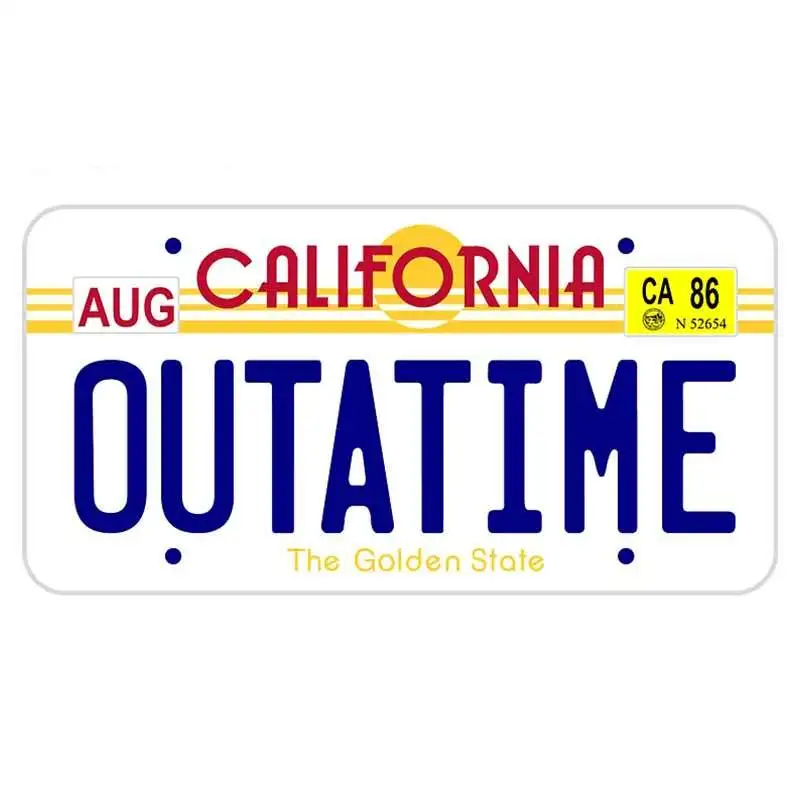 Cartoons Car Sticker California Passport Outatime Car Styling Vinyl Motorcycl Decals Cover Scratches Waterproof PVC 13cm X 7cm
Cartoons Car Sticker California Passport Outatime Car Styling Vinyl Motorcycl Decals Cover Scratches Waterproof PVC 13cm X 7cm