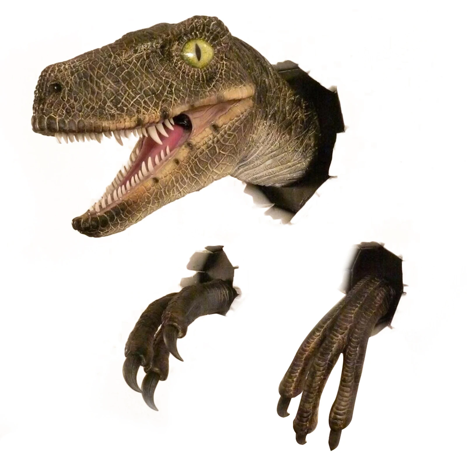 Life-like Wall Bursting Dinosaur Bust Hanging Prop Replica Resin Wall Hanging Ornament Home Decoration MD7
Life-like Wall Bursting Dinosaur Bust Hanging Prop Replica Resin Wall Hanging Ornament Home Decoration MD7