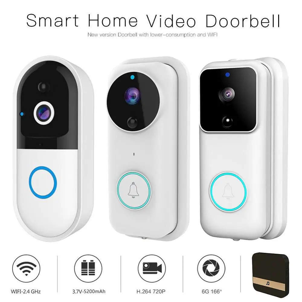 Фото Умный видеодомофон умный беспроводной дверной звонок с Wi Fi - купить