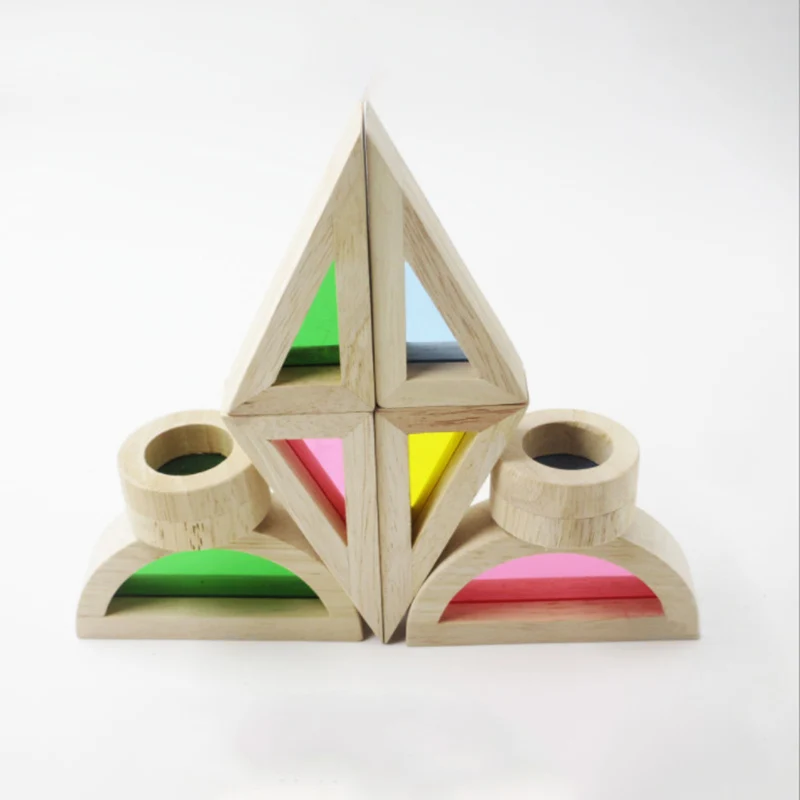 1 Set Montessori Kids Toy Rainbow Acrylic Wooden Building Blocks Baby Early Educational Toy Assembling Blocks Board Game Toy Kit
1 Set Montessori Kids Toy Rainbow Acrylic Wooden Building Blocks Baby Early Educational Toy Assembling Blocks Board Game Toy Kit