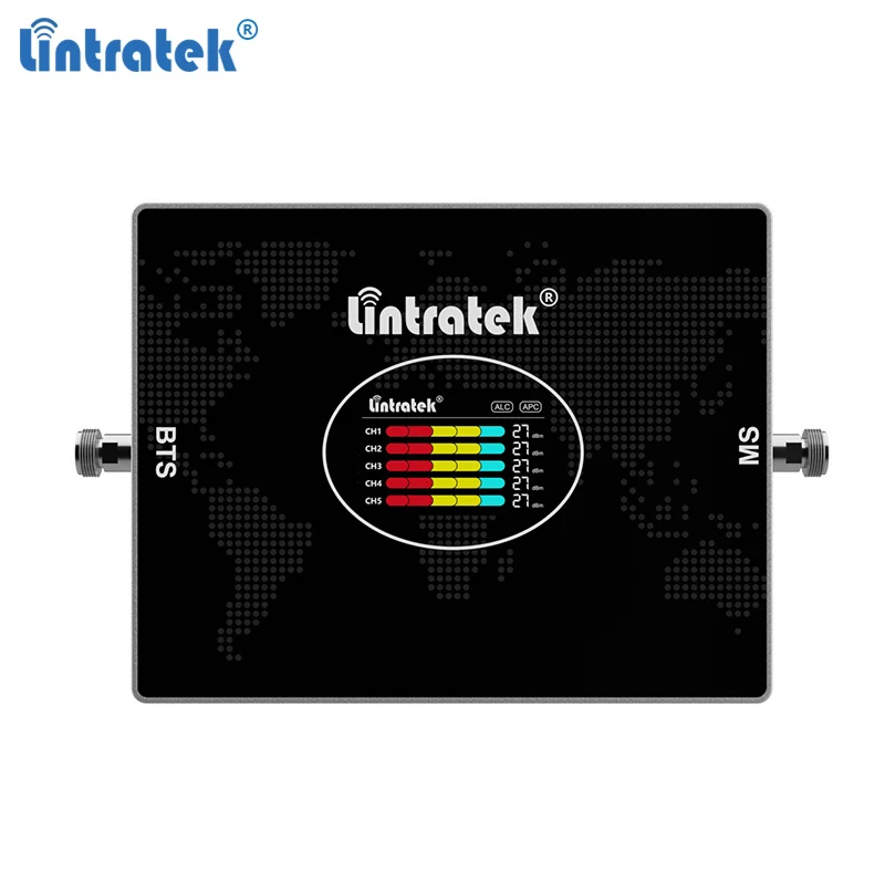 Фото Lintratek многодиапазонный усилитель сигнала 12/13/17/5/2/4 700 850 1900 1700 МГц 2G 3G 4G LTE 70 дБ