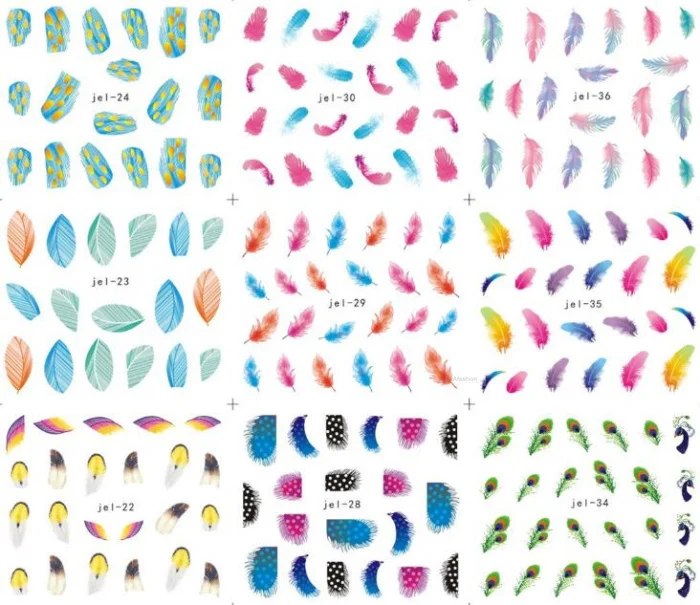 48pcs Transfer 3D Nail Sticker Decal Manicure Mix Color Nails art Beauty design pattern Watermark stickers
48pcs Transfer 3D Nail Sticker Decal Manicure Mix Color Nails art Beauty design pattern Watermark stickers