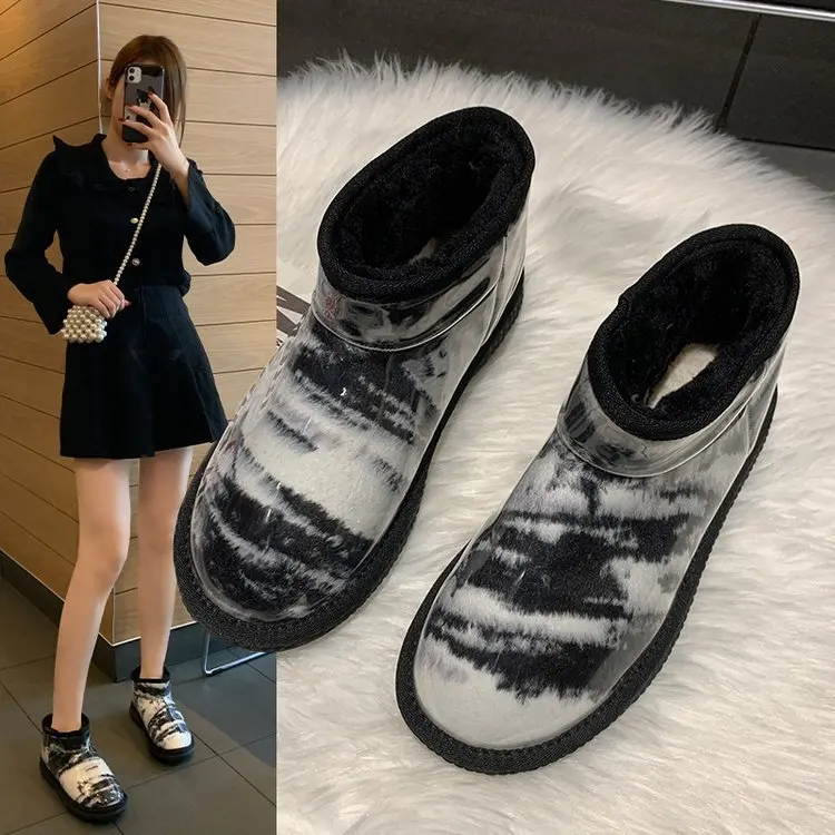 Женские ботинки на плоской подошве, Зимние ботильоны из флока, с круглым носком, на резиновой подошве, с коротким плюшем, в римском стиле, 2021
Женские ботинки на плоской подошве, Зимние ботильоны из флока, с круглым носком, на резиновой подошве, с коротким плюшем, в римском стиле, 2021