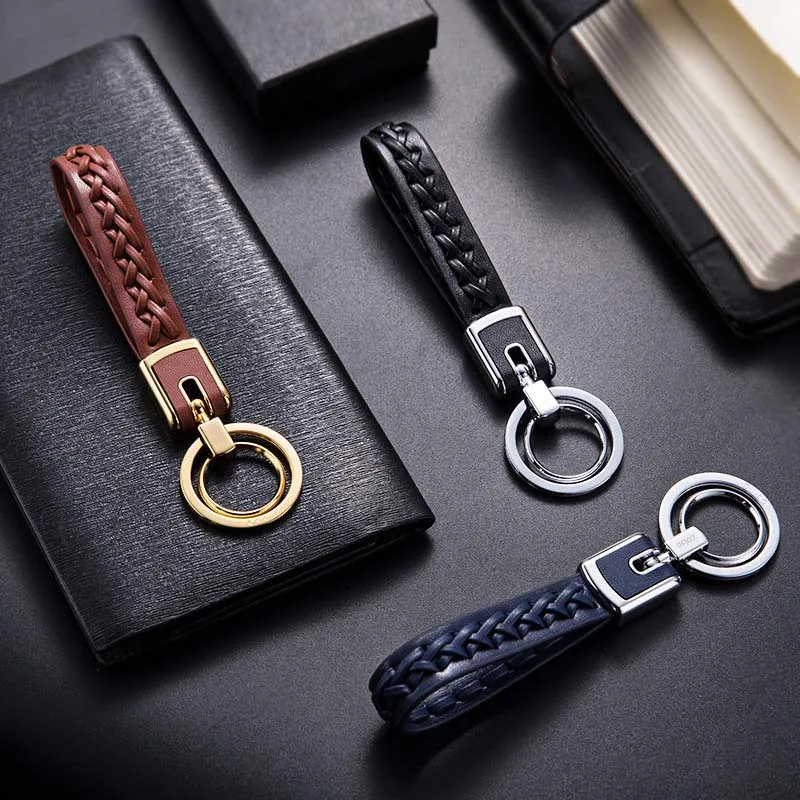High-end Leather Metal Key Chain Rings Car Key Holder for Toyota Corolla BYD F0 F3 Opel Mokka Dodge Durango Keyrings Car Styling
High-end Leather Metal Key Chain Rings Car Key Holder for Toyota Corolla BYD F0 F3 Opel Mokka Dodge Durango Keyrings Car Styling