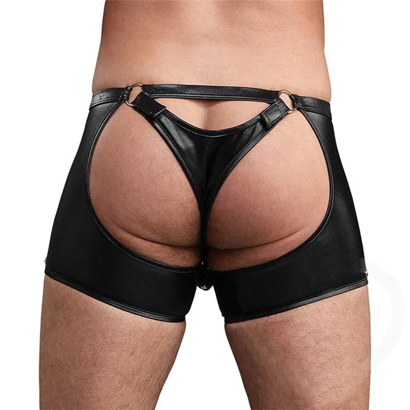 Sexy Mens PU Leather Rivet Shorts Lingerie Underwear Gay Man Erotic Nightclub Performance Panties
Sexy Mens PU Leather Rivet Shorts Lingerie Underwear Gay Man Erotic Nightclub Performance Panties