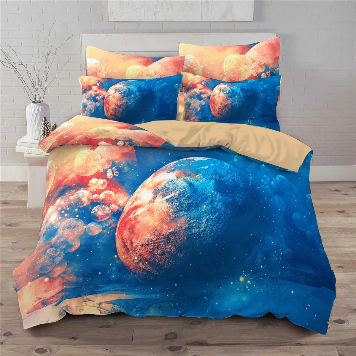 3d Starry Sky Series Space Bedding Comforter Cover Set Queen King Size Galaxy Planet Printed Duvet Cover Soft Home Textiles
3d Starry Sky Series Space Bedding Comforter Cover Set Queen King Size Galaxy Planet Printed Duvet Cover Soft Home Textiles