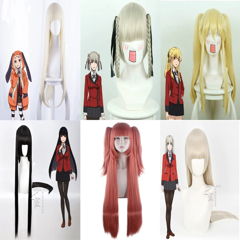 Kakegurui Yumeko Jabami Cosplay Wigs Black Straight Heat Resistant Synthetic Hair Perucas Cosplay Wig 100cm
Kakegurui Yumeko Jabami Cosplay Wigs Black Straight Heat Resistant Synthetic Hair Perucas Cosplay Wig 100cm