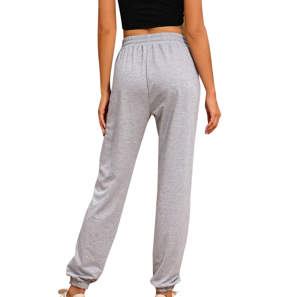 Womens Grey Joggers Trousers Drawstring High Waist Casual Plus Size Tracksuit Bottoms Pockets Femme Jogging Sport Pants
Womens Grey Joggers Trousers Drawstring High Waist Casual Plus Size Tracksuit Bottoms Pockets Femme Jogging Sport Pants