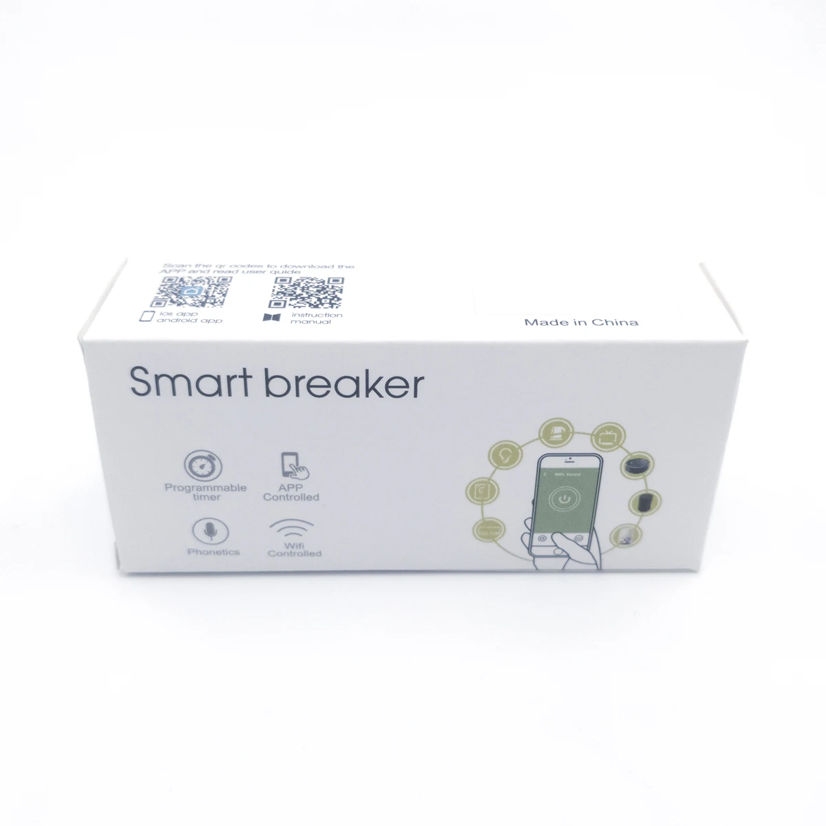 Wifi Smart Timer Breaker TUYA App Remote Control Breaker Voice Control Work with Alexa Google Home No Hub Required
Wifi Smart Timer Breaker TUYA App Remote Control Breaker Voice Control Work with Alexa Google Home No Hub Required