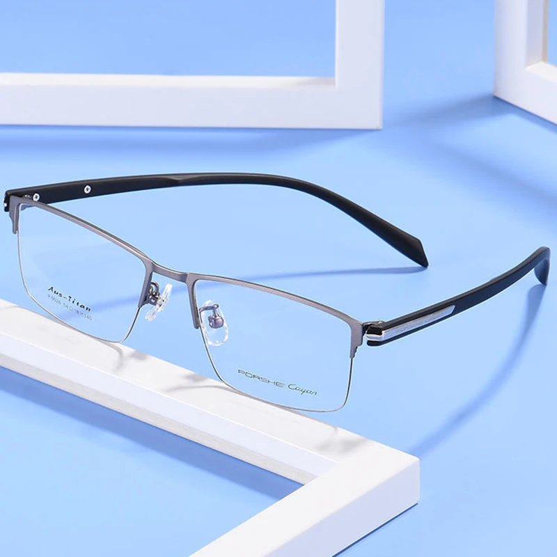 Business Men's Ultra Light Pure Titanium Full Frame Glasses Frame Fat Big Face Fashion Thin Leg Prescription Glasses
Business Men's Ultra Light Pure Titanium Full Frame Glasses Frame Fat Big Face Fashion Thin Leg Prescription Glasses